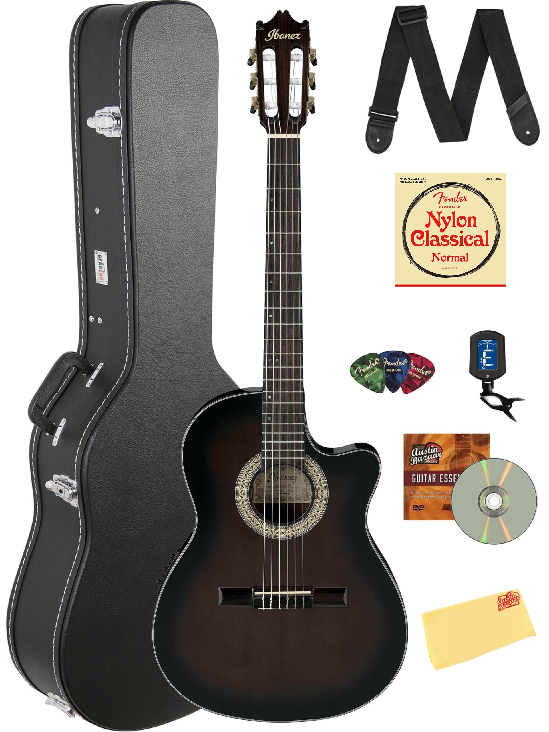 Amazon.com: Ibanez GA35TCE Classical Acoustic-Electric Guitar